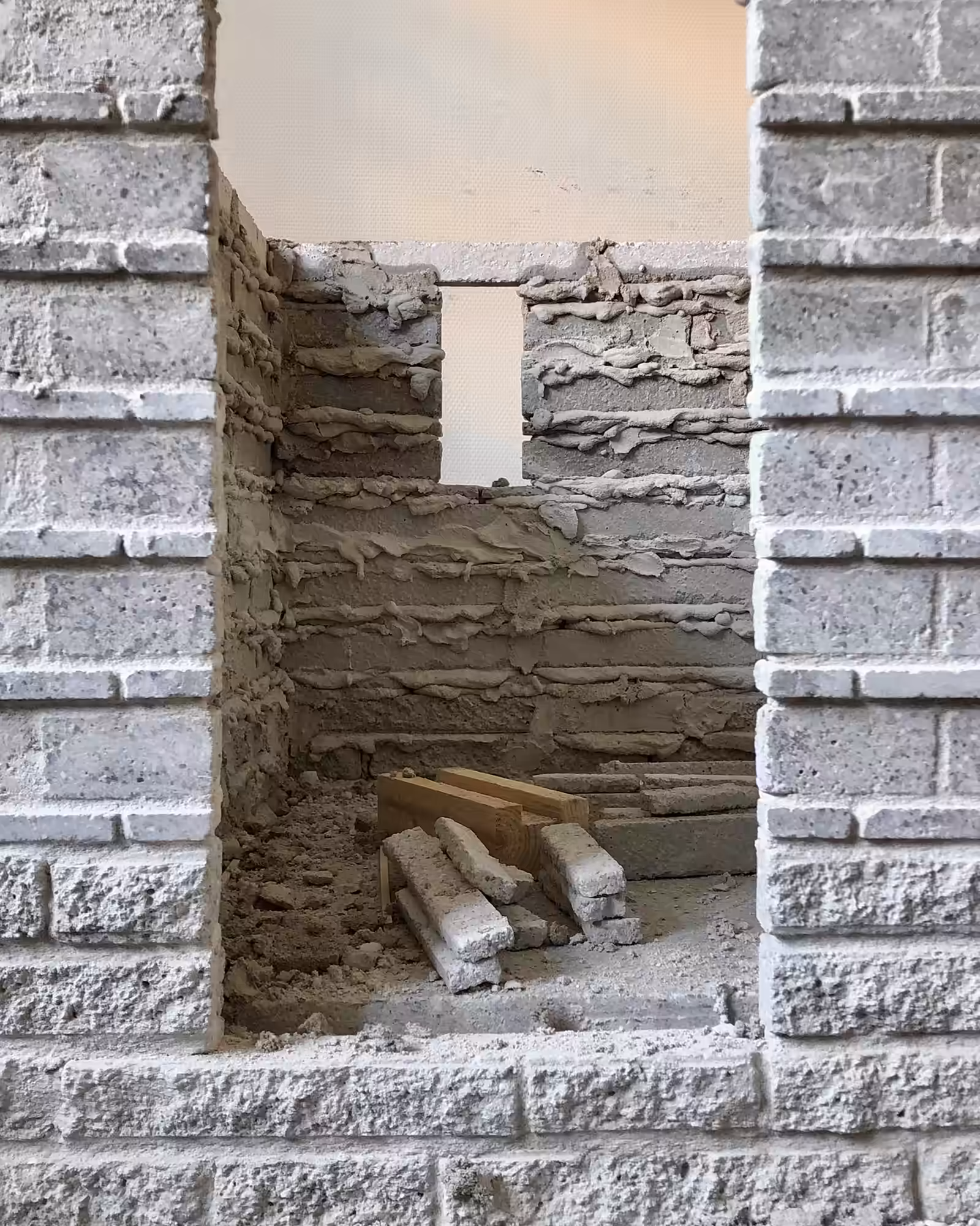 Modellen under konstruktion