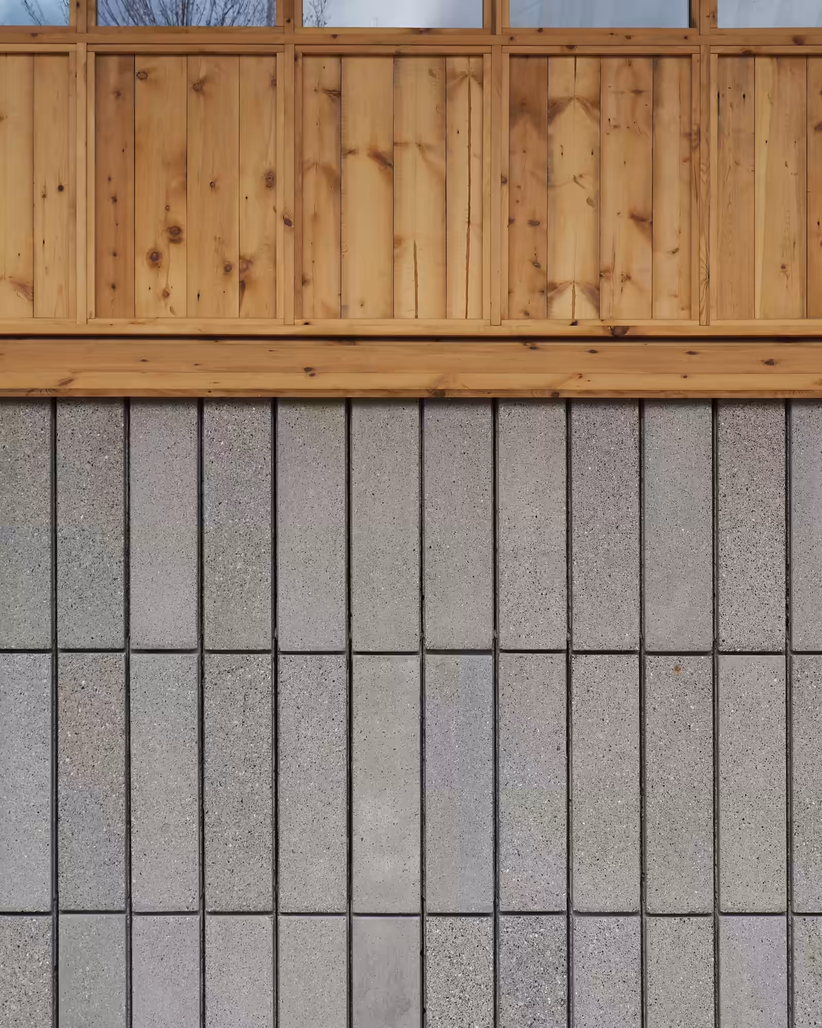 Close up af facadeelementer