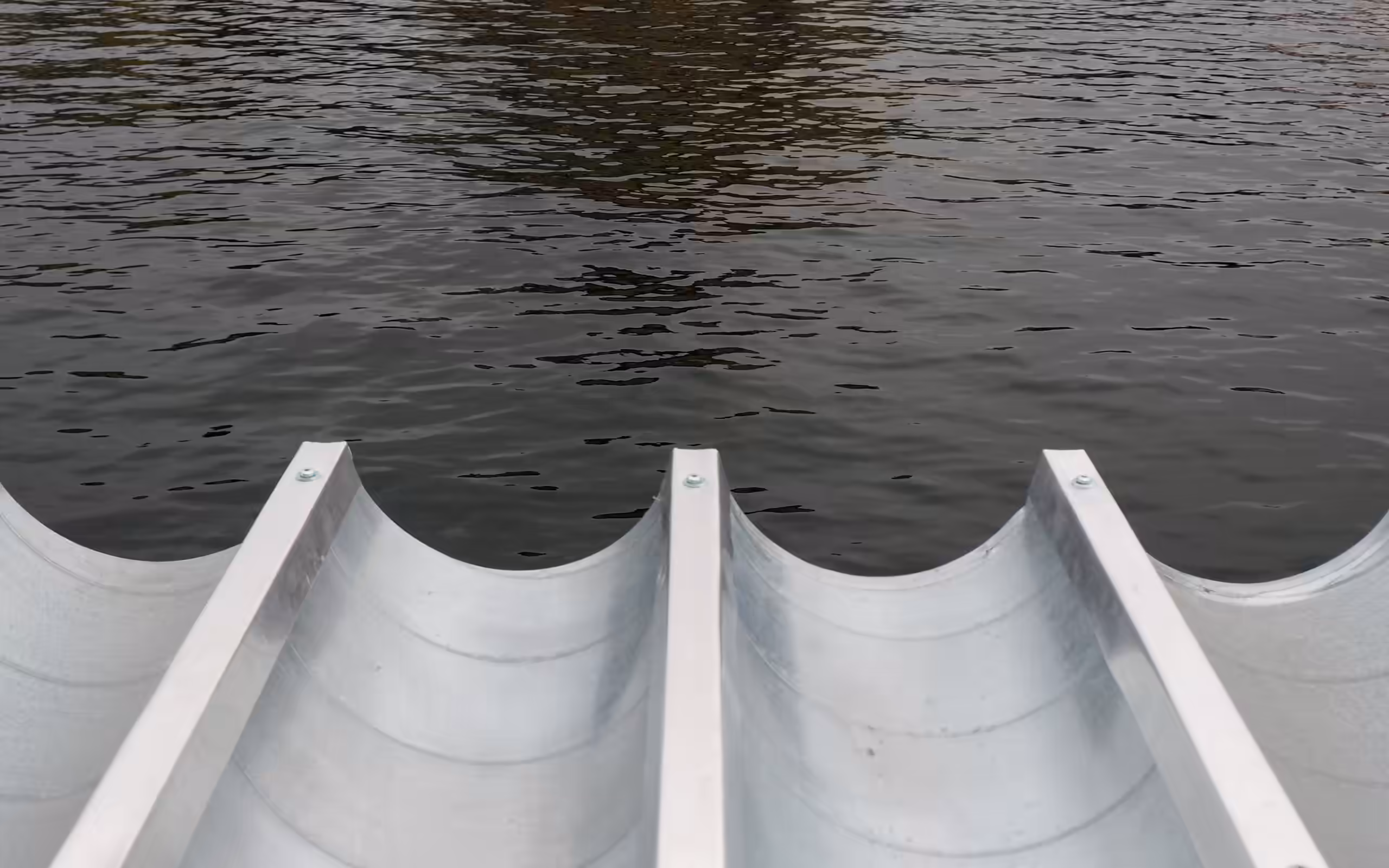 Close up af pavillonens tag